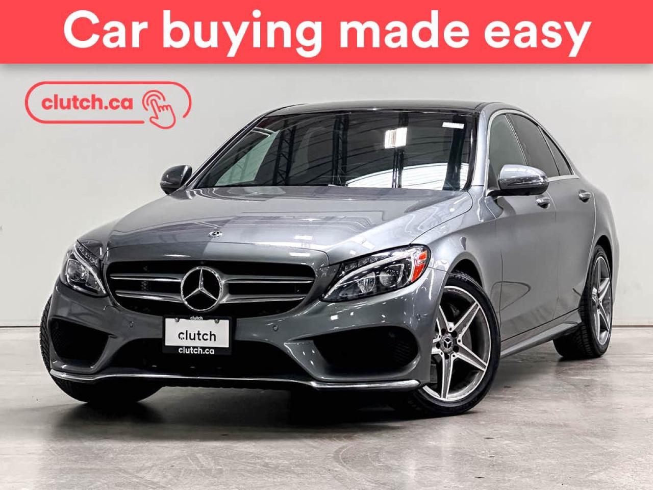 Used 2018 Mercedes-Benz C-Class C 300 4Matic AWD w/ Nav, Heated Front Seats, Rearview Cam for sale in Toronto, ON