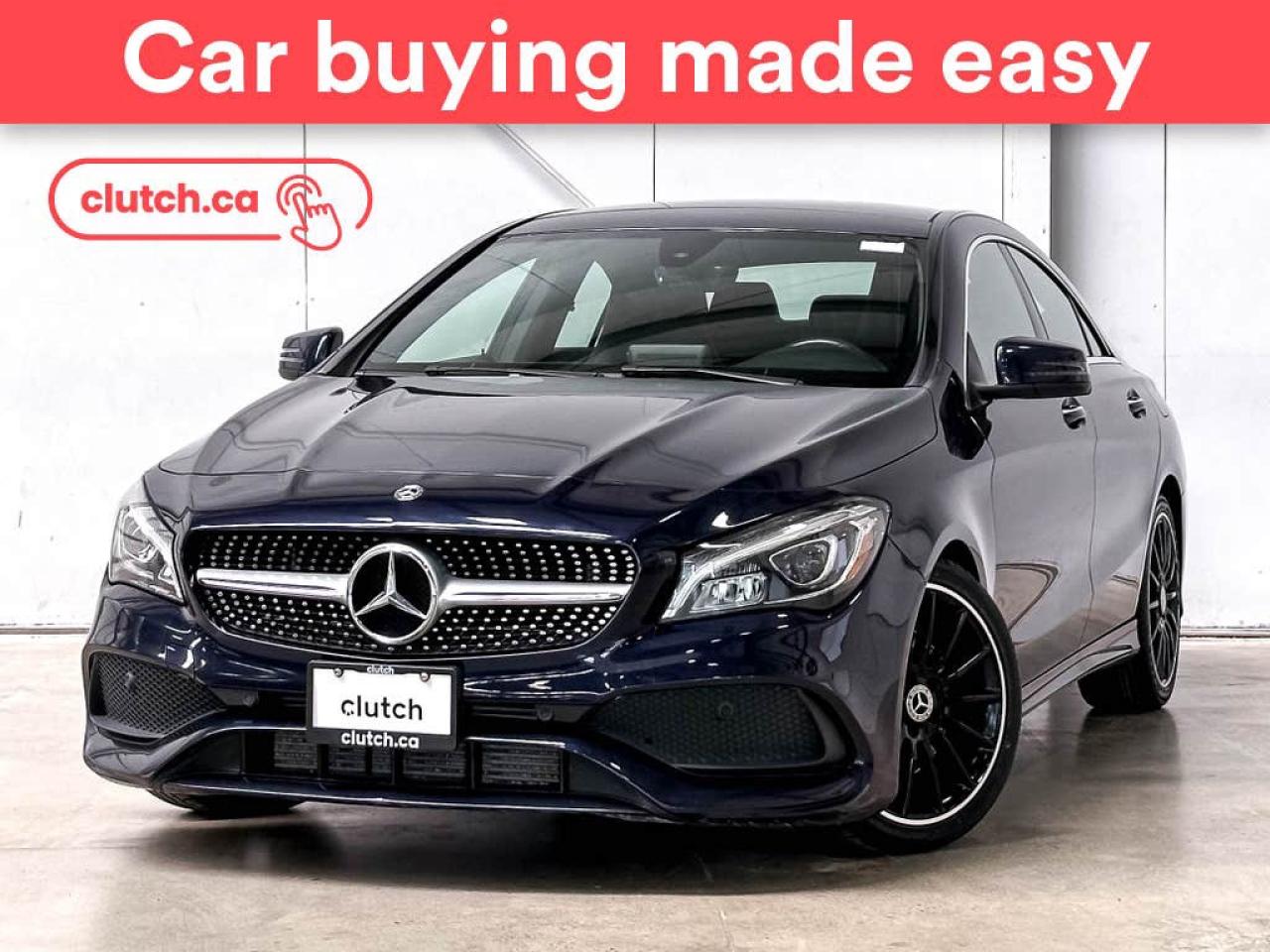 Used 2018 Mercedes-Benz CLA-Class 250 4Matic w/ Apple CarPlay, Heated Front Seats, Rearview Cam for sale in Toronto, ON