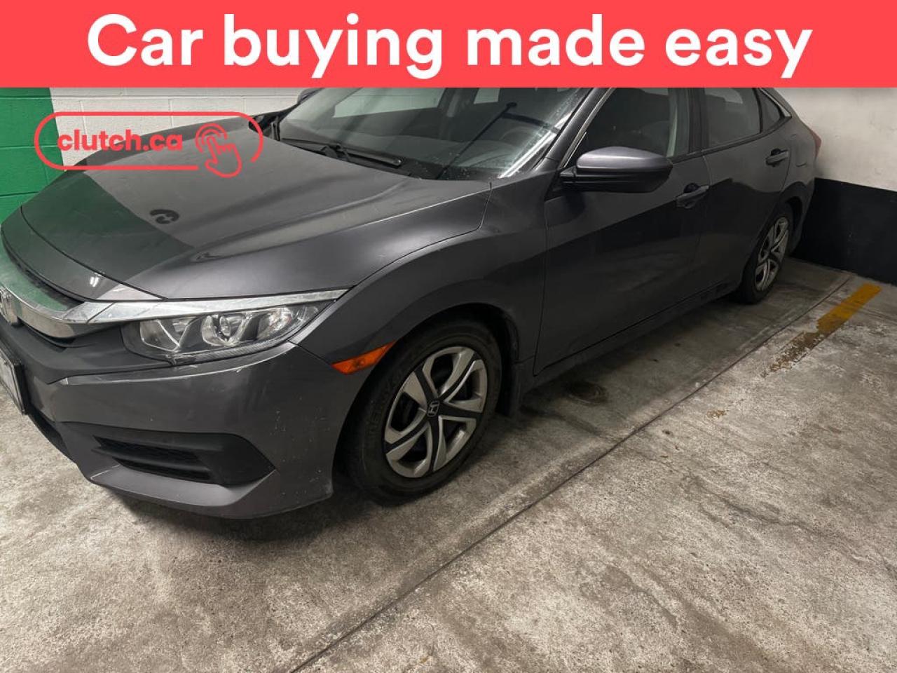 Used 2017 Honda Civic LX w/ Apple CarPlay, Heated Front Seats, Rearview Cam for sale in Toronto, ON