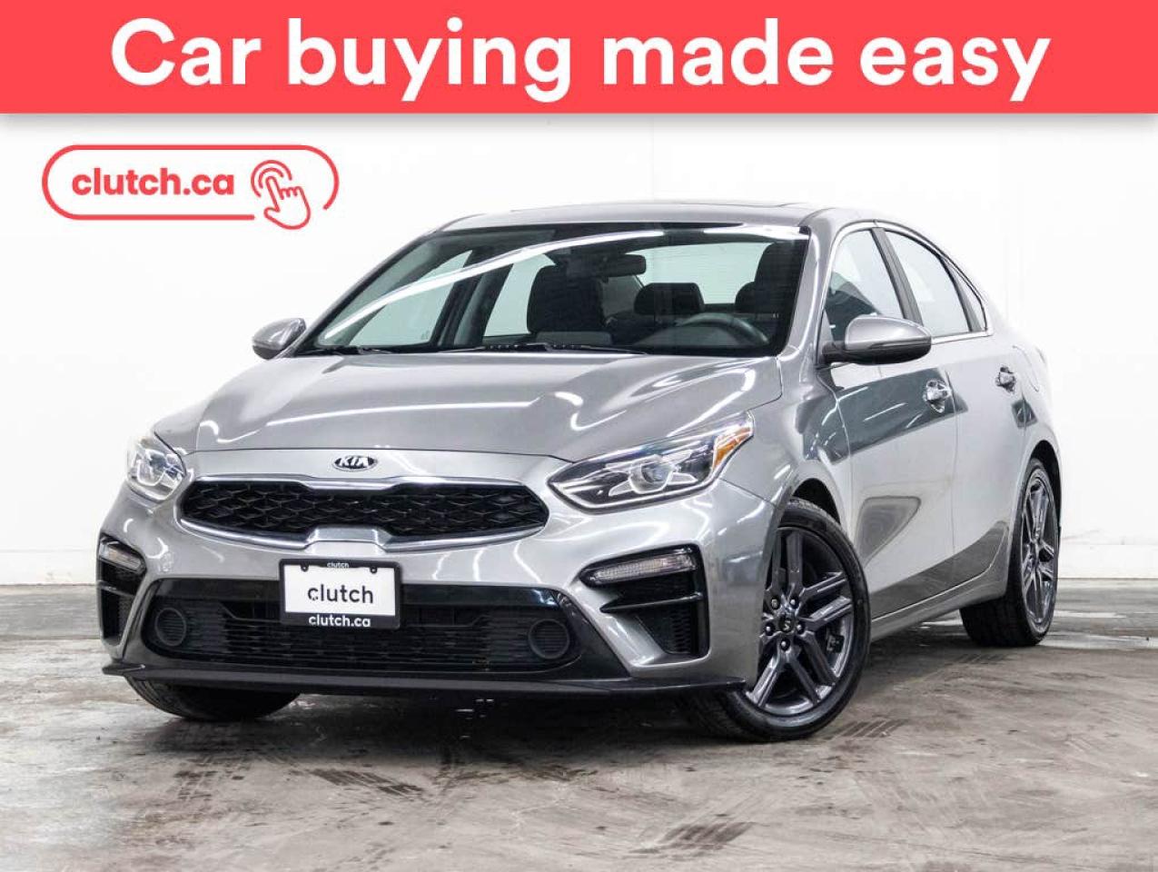 Used 2021 Kia Forte EX+ w/ Apple CarPlay & Android Auto, Power Moonroof, Heated Steering Wheel for sale in Toronto, ON