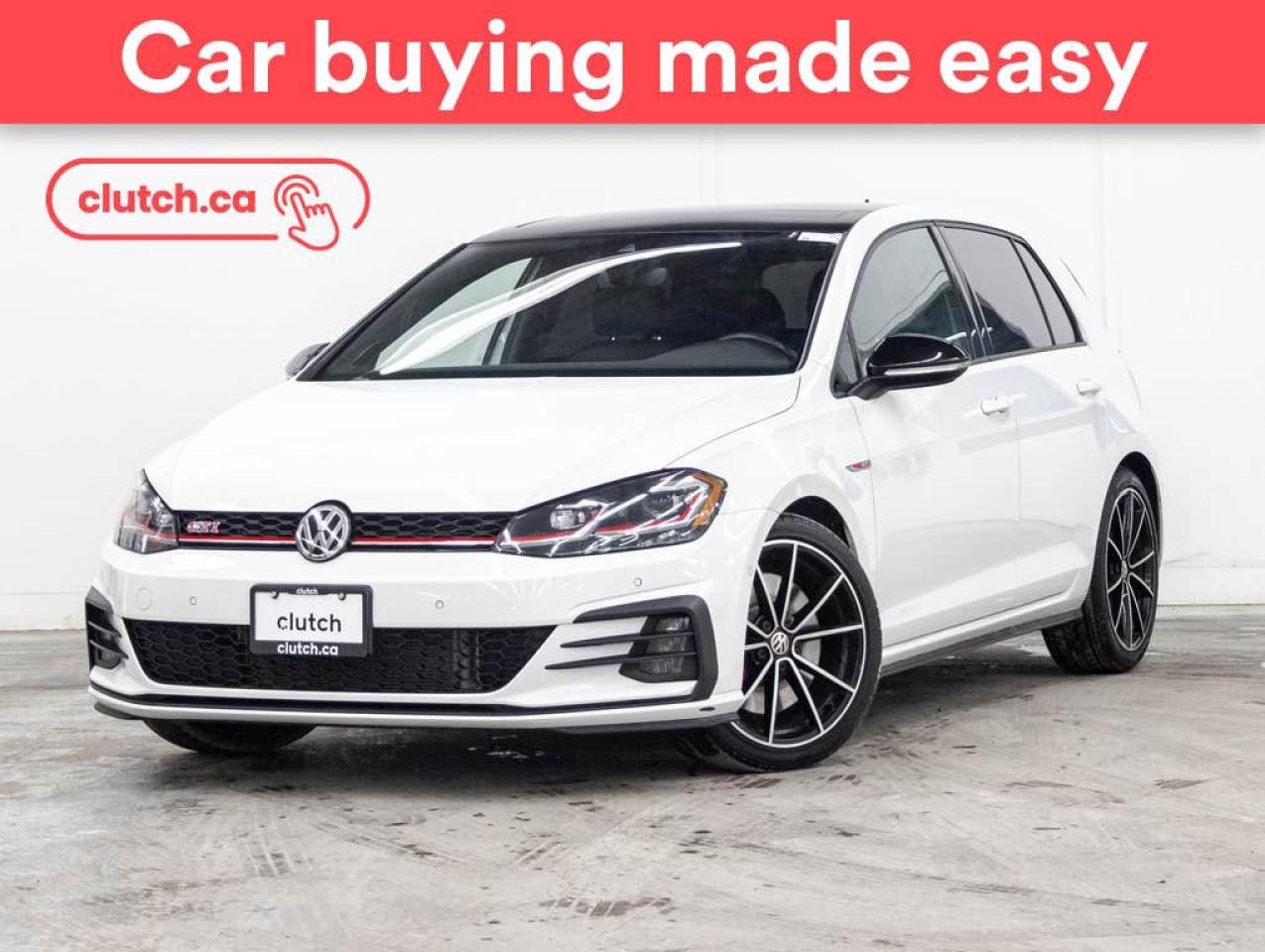Used 2021 Volkswagen Golf GTI Autobahn w/Apple CarPlay & Android, Cruise Control, Backup Cam for sale in Toronto, ON