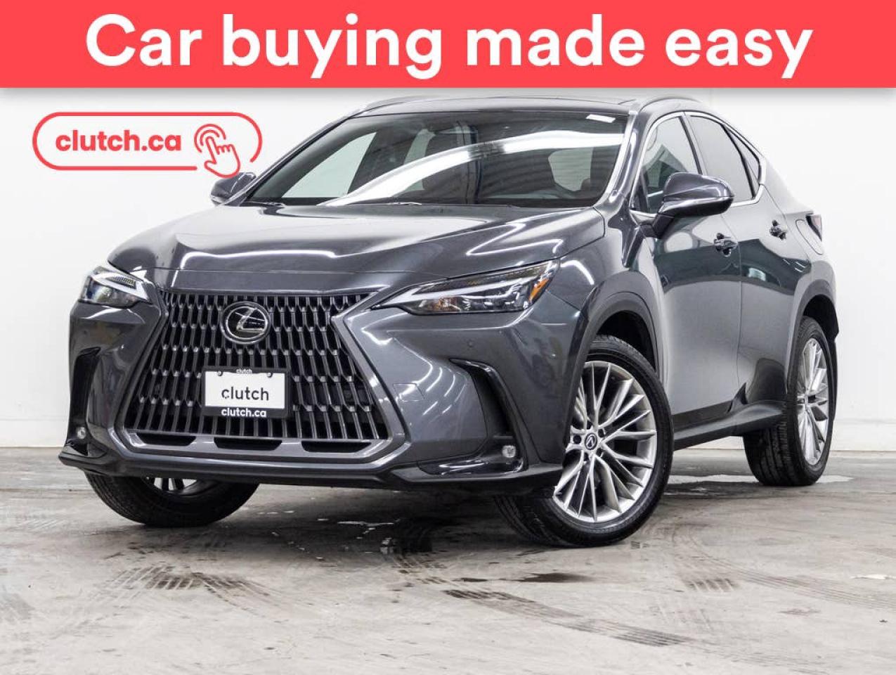 Used 2024 Lexus NX 350h Luxury AWD w/Apple CarPlay & Android Auto, Heated Front Seats, Backup Cam for sale in Toronto, ON
