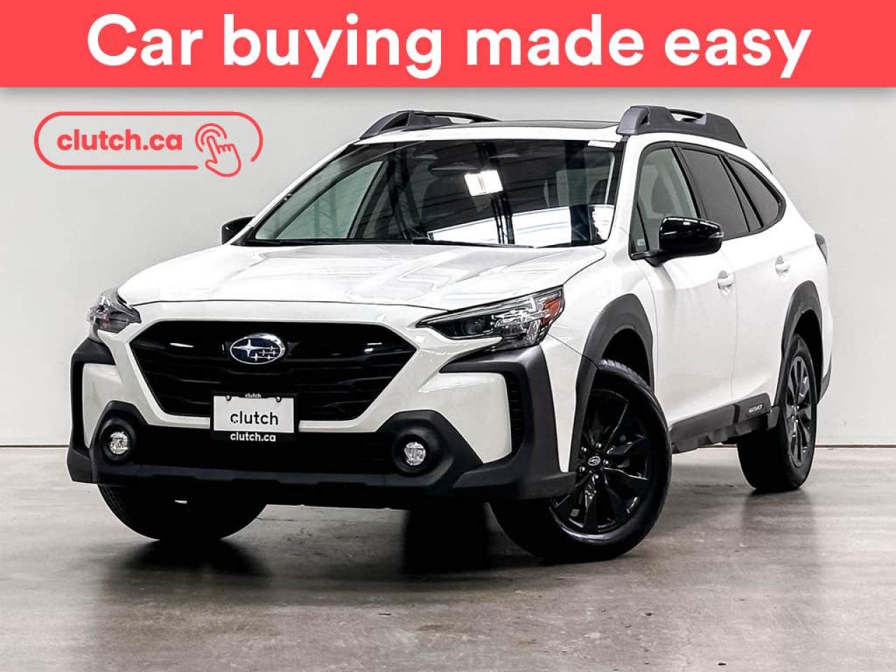 Used 2024 Subaru Outback Onyx AWD w/ Apple CarPlay, Heated Front Seats, Rearview Cam for sale in Toronto, ON