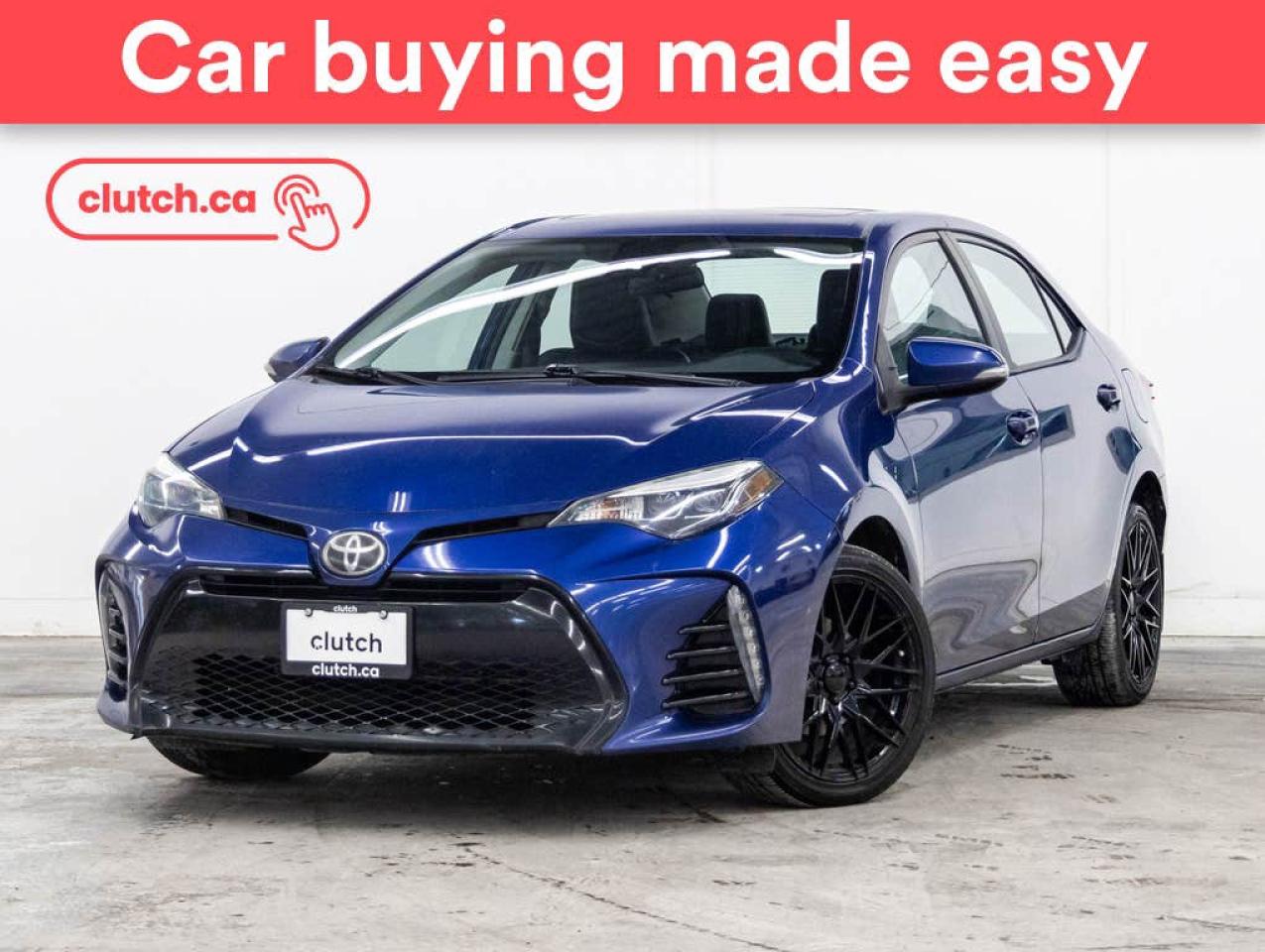 Used 2018 Toyota Corolla SE w/ Upgrade Pkg w/ Rearview Cam, Climate Control, Sunroof for sale in Toronto, ON