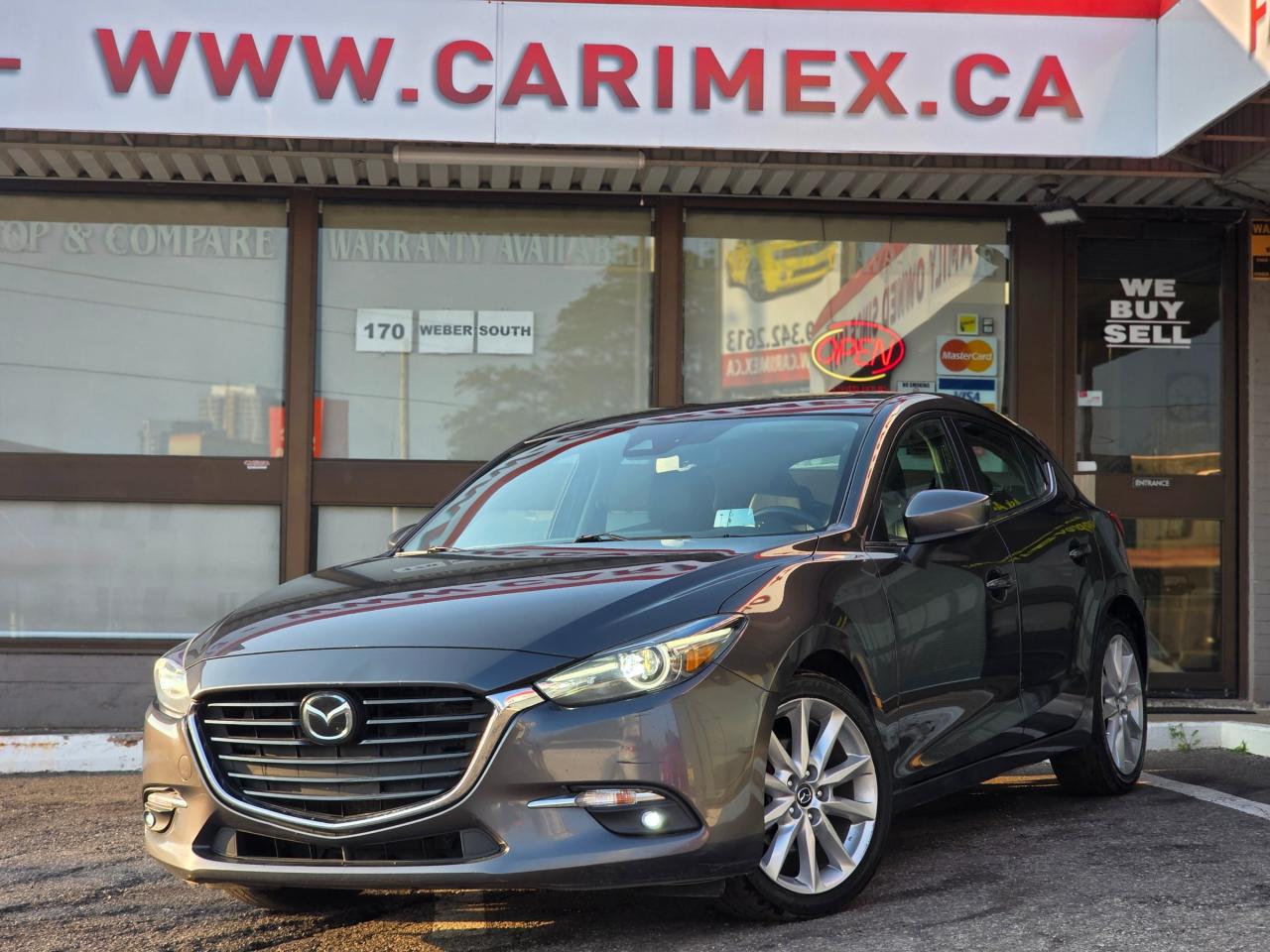 Used 2017 Mazda MAZDA3 GT I-Active Sense | Leather | Sunroof | BOSE | Backup Camera for sale in Waterloo, ON