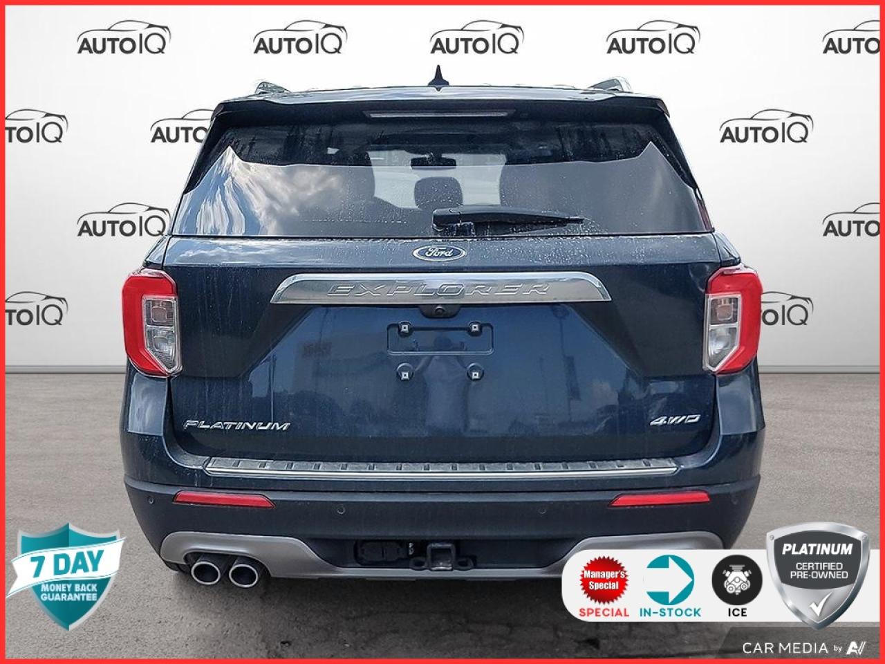 2023 Ford Explorer Platinum - LOW KM - LEATHER CAPTAIN'S CHAIRS - LIKE NEW Photo