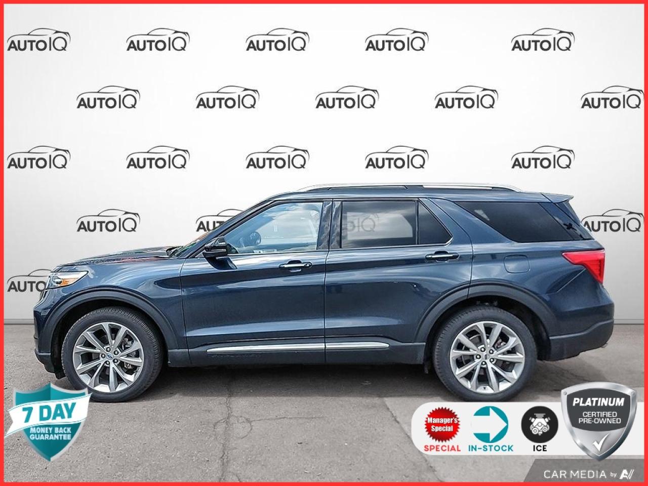 2023 Ford Explorer Platinum - LOW KM - LEATHER CAPTAIN'S CHAIRS - LIKE NEW Photo2