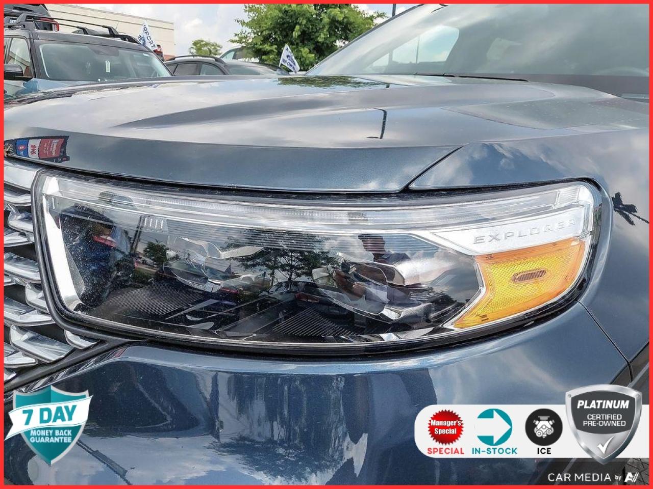 2023 Ford Explorer Platinum - LOW KM - LEATHER CAPTAIN'S CHAIRS - LIKE NEW Photo