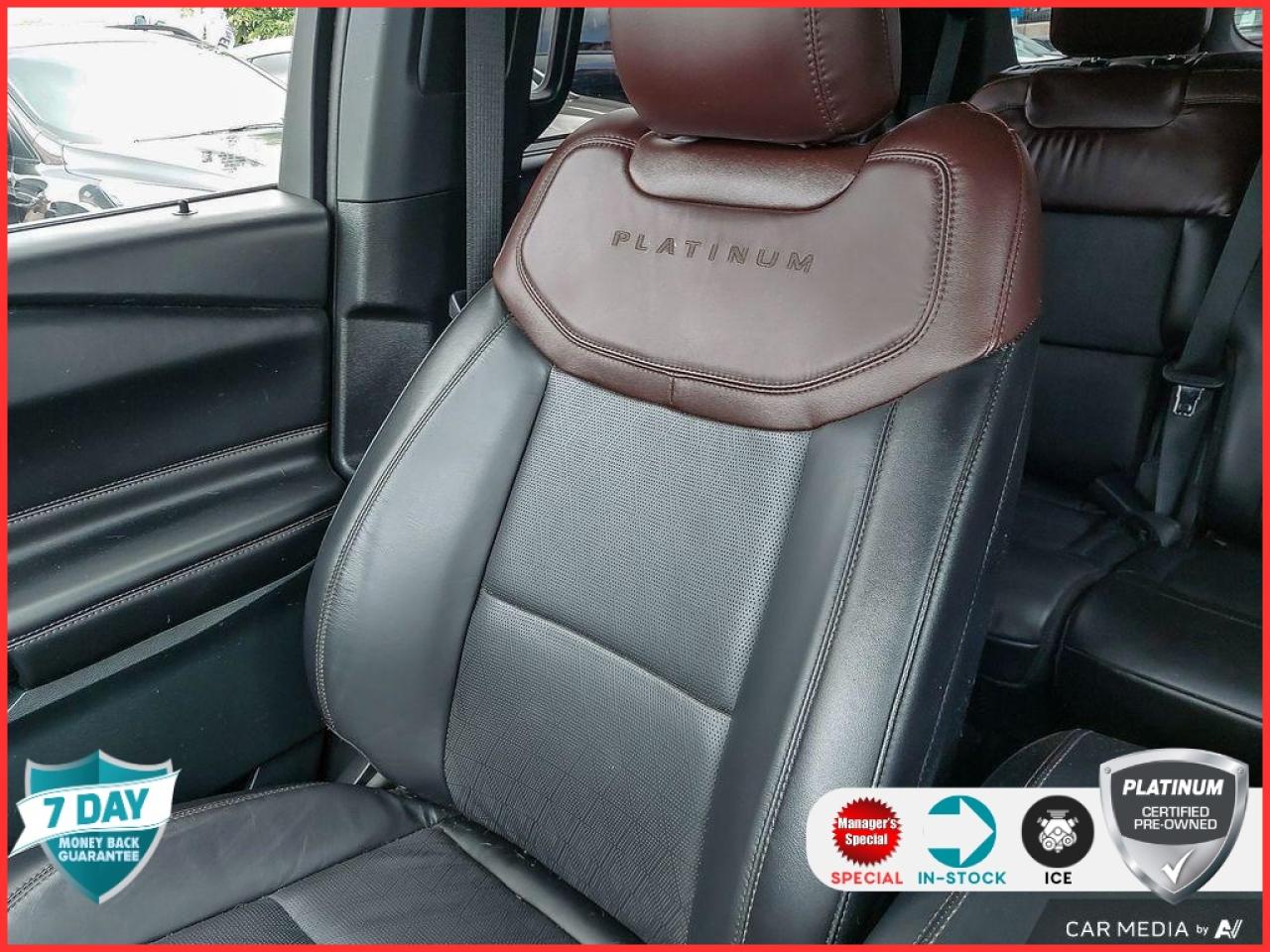 2023 Ford Explorer Platinum - LOW KM - LEATHER CAPTAIN'S CHAIRS - LIKE NEW Photo