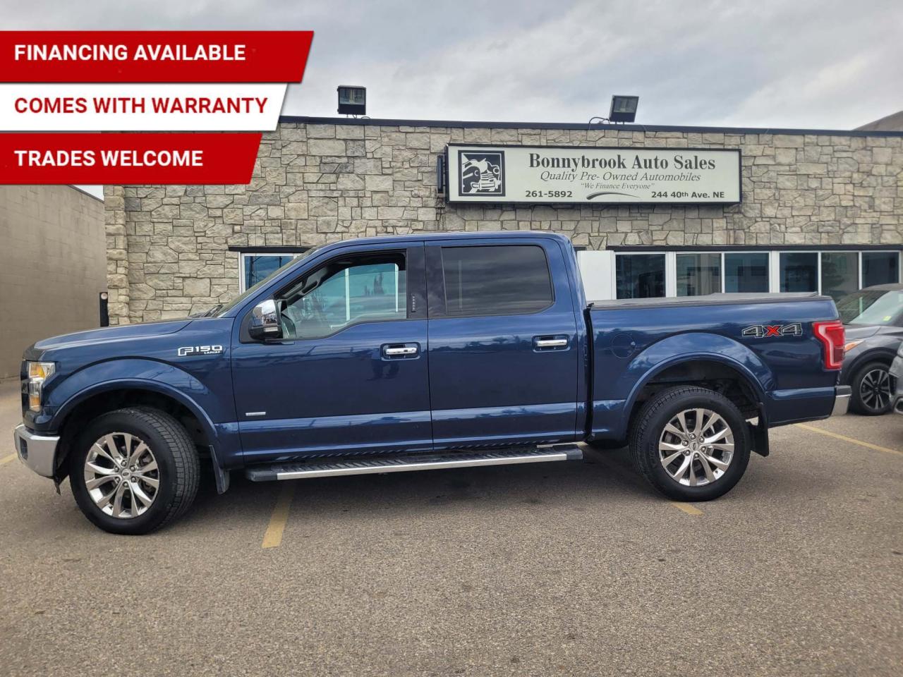 Used 2016 Ford F-150 4WD SuperCrew/Lariat/Sunroof/Rearview Camera for sale in Calgary, AB
