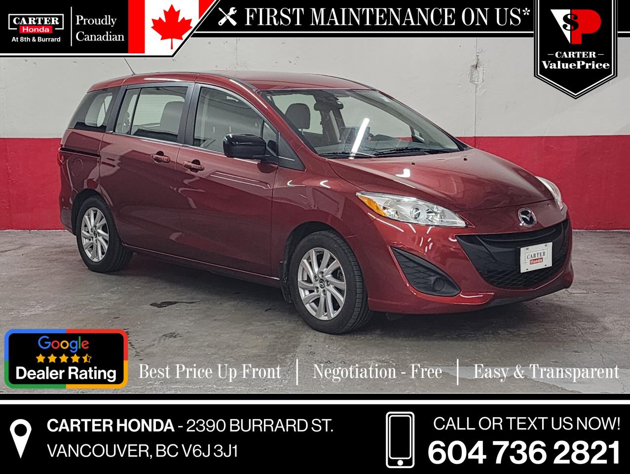 Used 2014 Mazda MAZDA5 4dr Wgn Auto GS for sale in Vancouver, BC