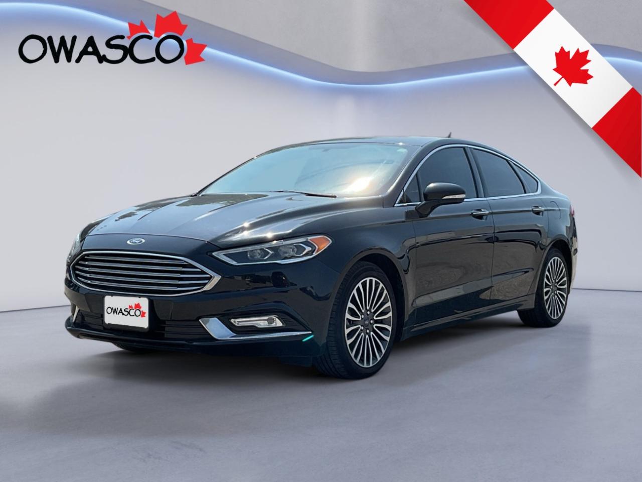 Used 2017 Ford Fusion 2.0L Leather Interior! Sunroof! Clean Certified for sale in Whitby, ON