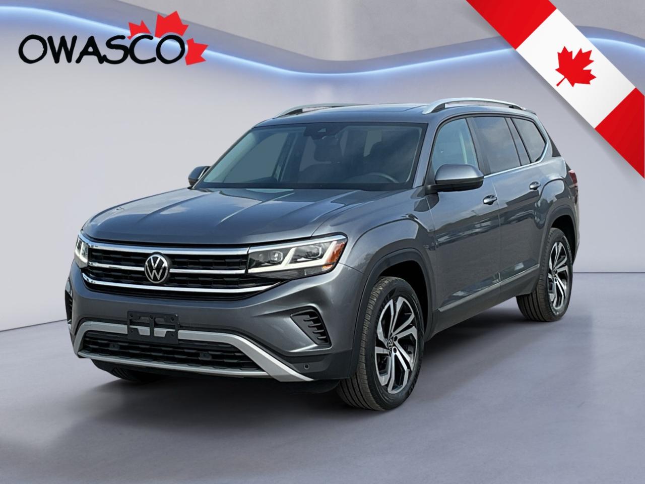 Used 2022 Volkswagen Atlas 3.6L Highline! 7 Seats! Clean CarFax! for sale in Whitby, ON