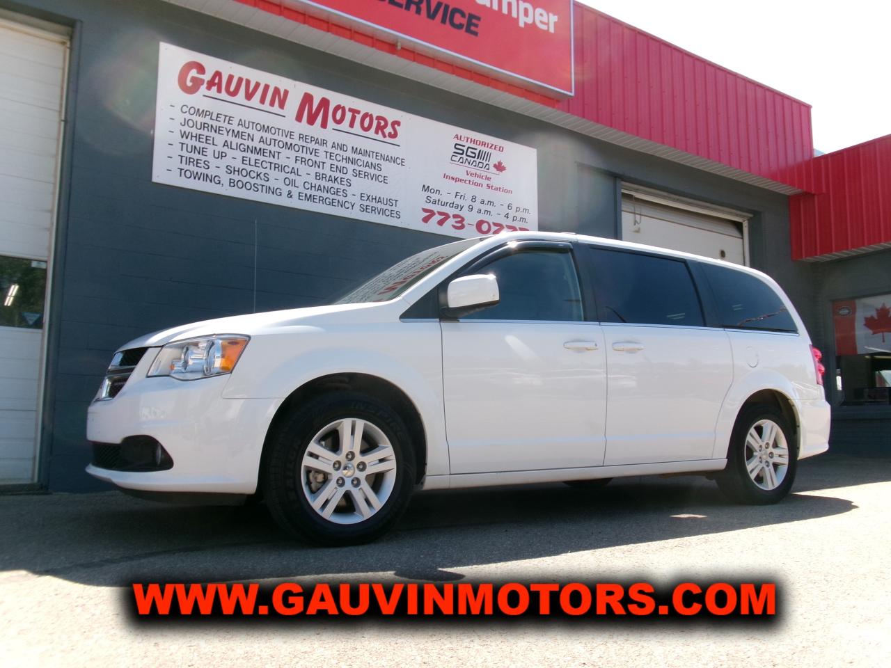 Used 2018 Dodge Grand Caravan Crew Plus Loaded Leather, Pwr Doors & Hatch, Nav for sale in Swift Current, SK