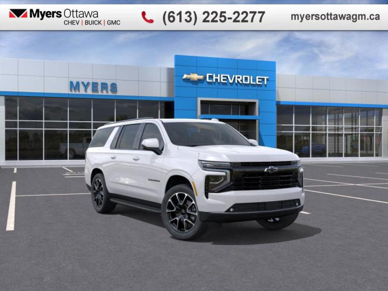 New 2025 Chevrolet Suburban RST  - Sunroof - Diesel Engine for sale in Ottawa, ON