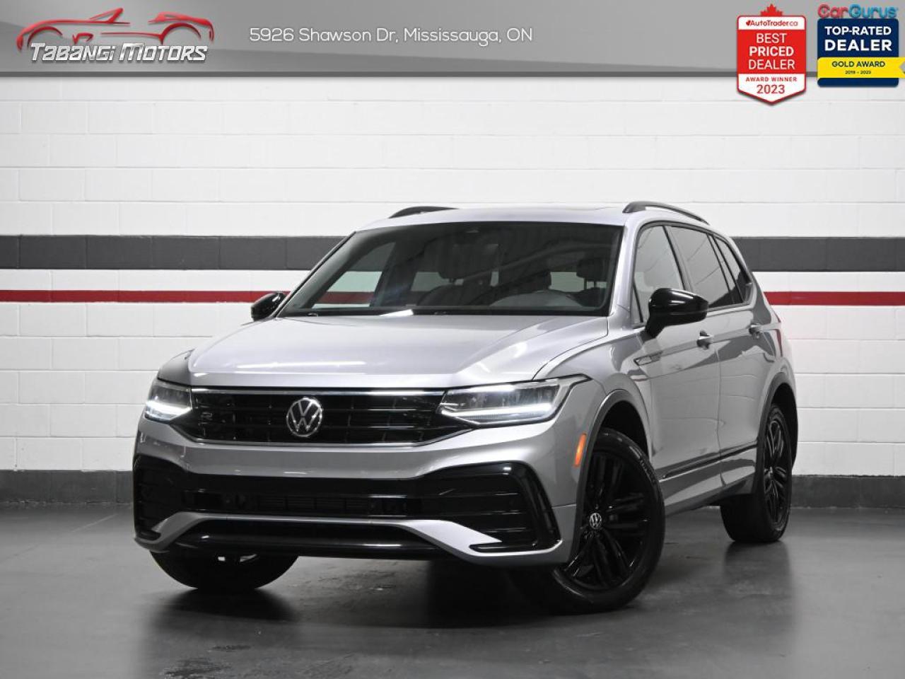 Used 2022 Volkswagen Tiguan Comfortline  R-Line No Accident Leather Ambient Light Adaptive Cruise Panoramic Roof Remote Start for sale in Mississauga, ON