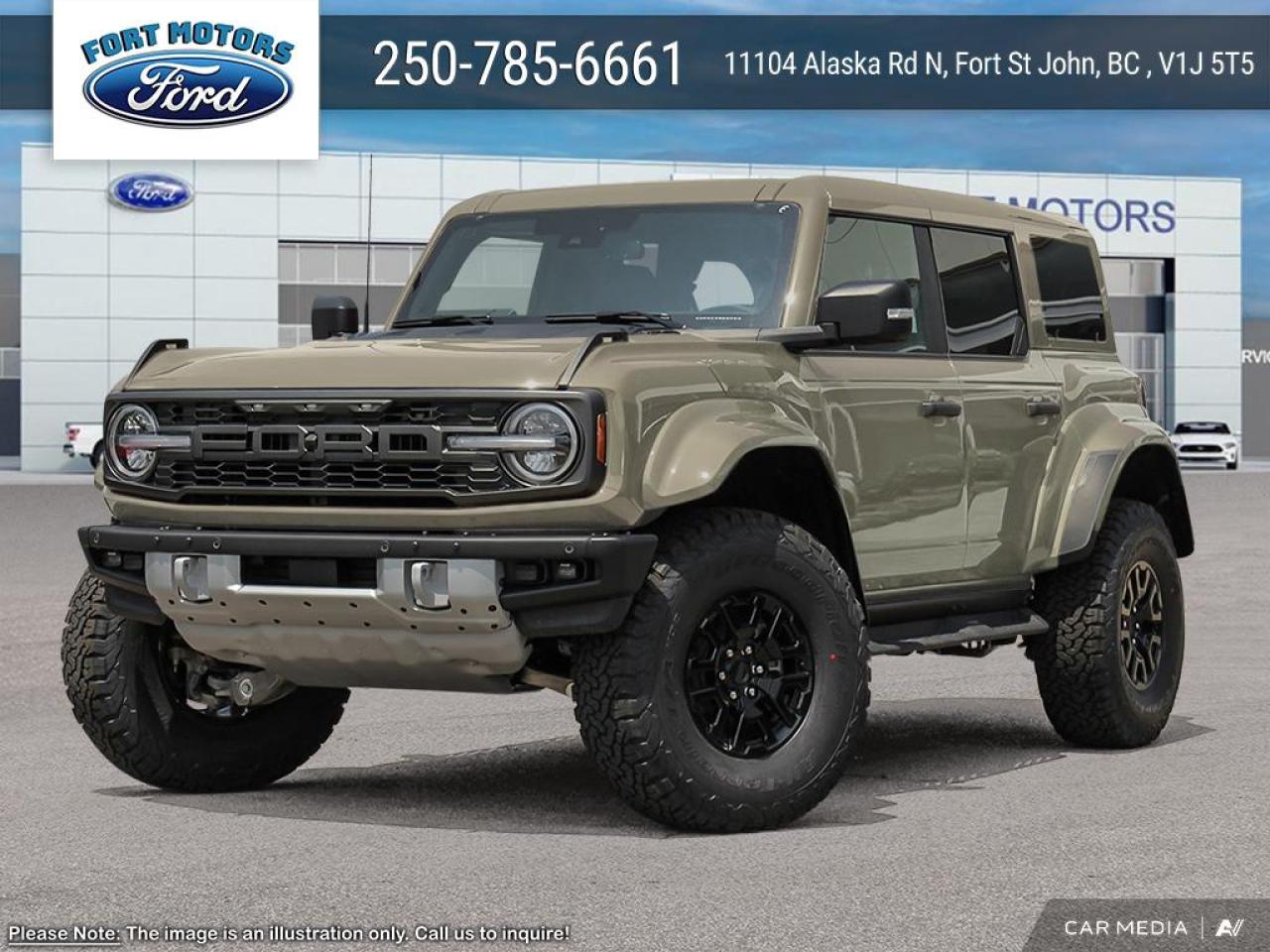 New 2025 Ford Bronco Raptor® for sale in Fort St John, BC