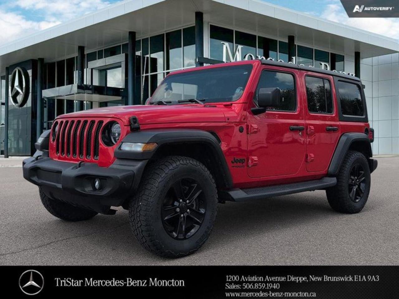 Used 2021 Jeep Wrangler Unlimited Sport Altitude for sale in Dieppe, NB
