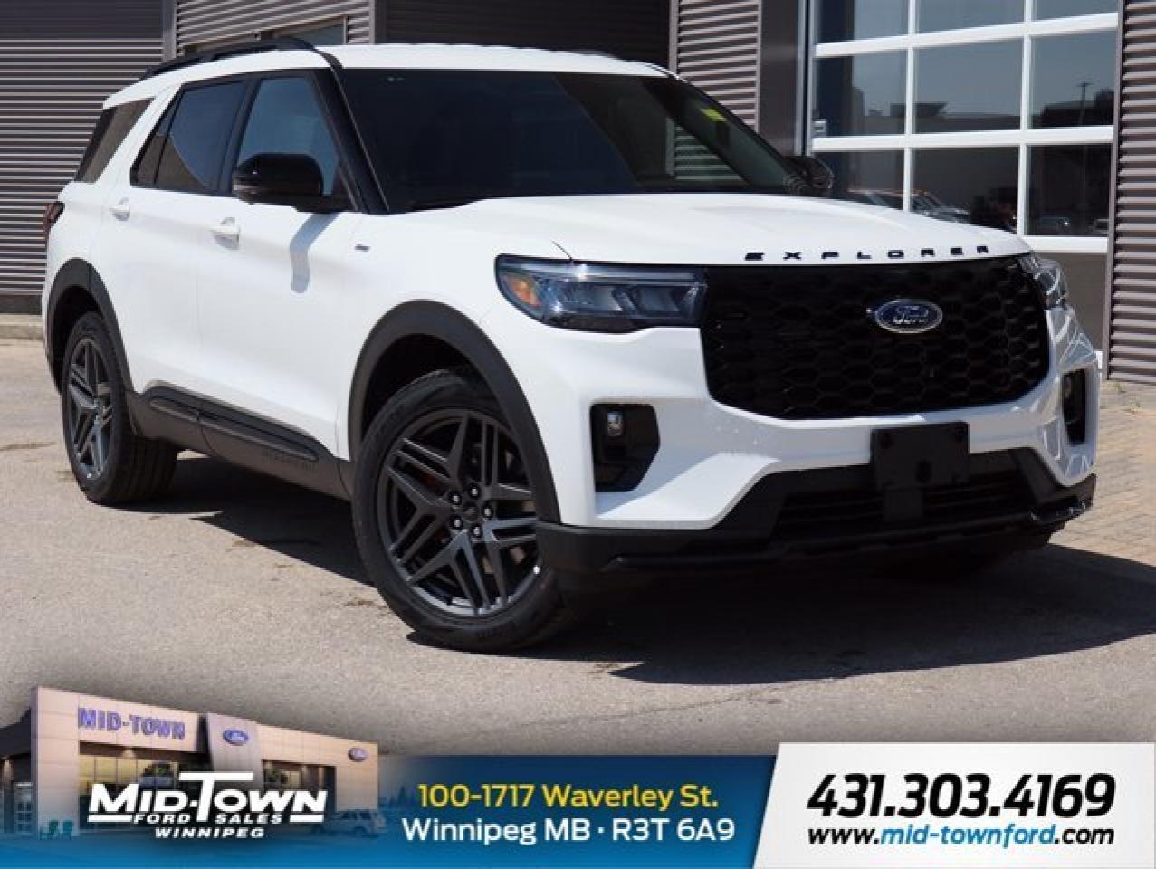 New 2025 Ford Explorer ST-Line | Blis Cross-Traffic | Adaptive Cruise for sale in Winnipeg, MB