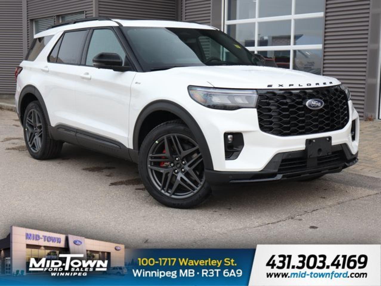 New 2025 Ford Explorer ST-Line | Vista Roof | Ambient Lighting for sale in Winnipeg, MB