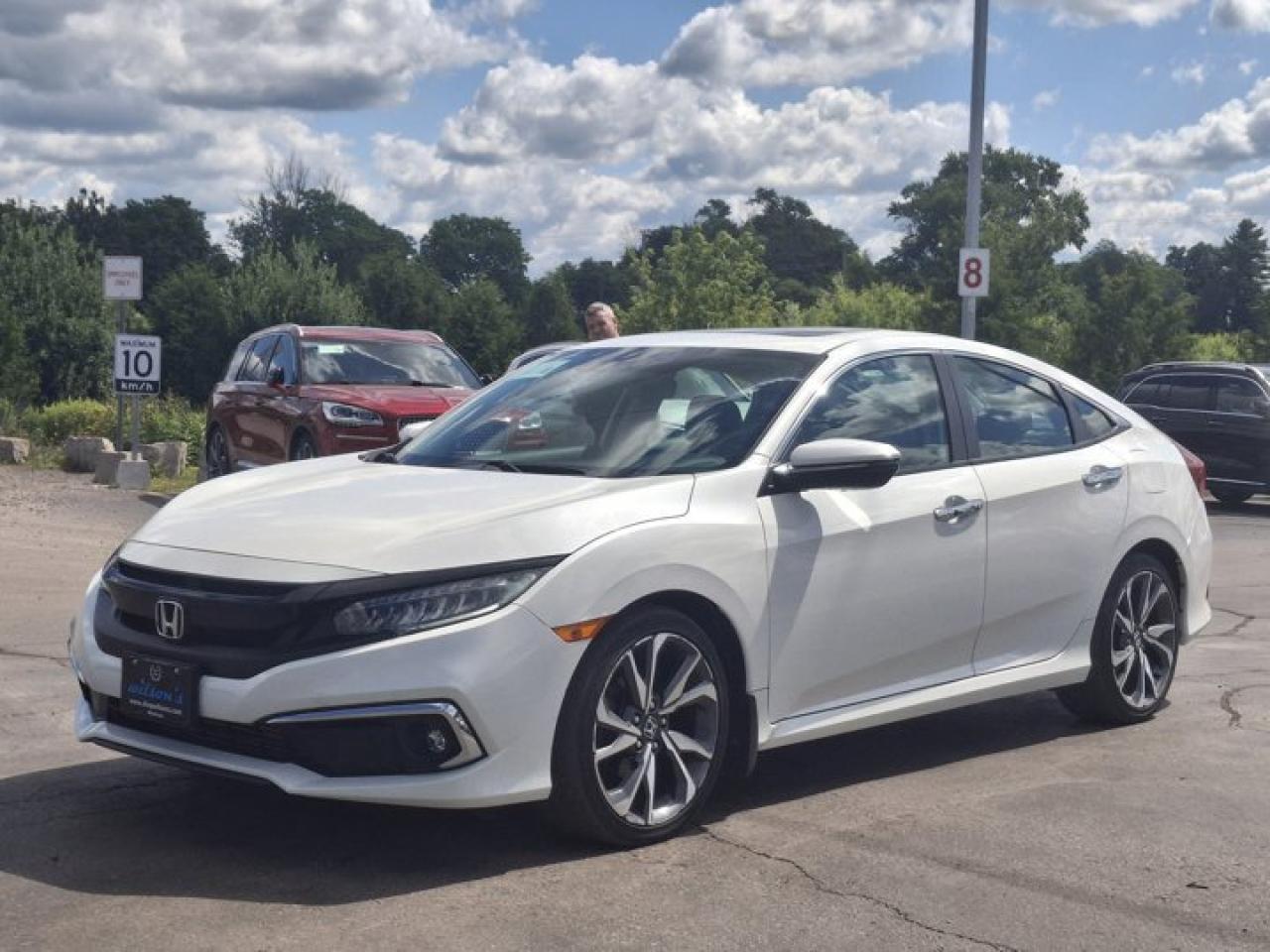 Used 2019 Honda Civic Sedan Touring Sedan | Leather | Roof | Nav | Auto | Heated Seats | CarPlay + Android | New Tires | for sale in Guelph, ON