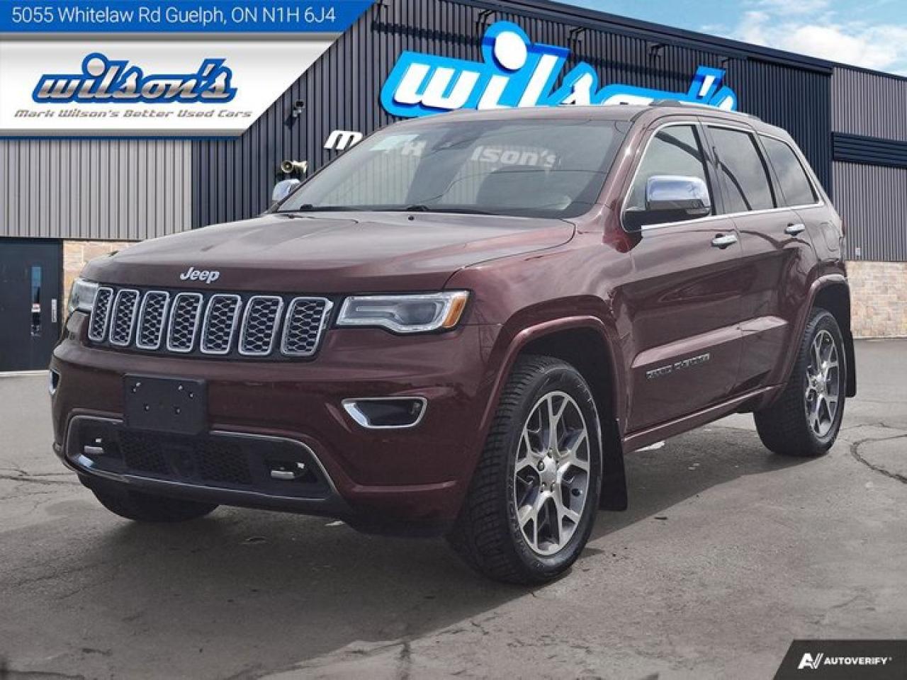 Used 2020 Jeep Grand Cherokee Overland V6 4X4 | Navigation | Pano Sunroof | Nappa Leather | New Tires | New Brakes | for sale in Guelph, ON