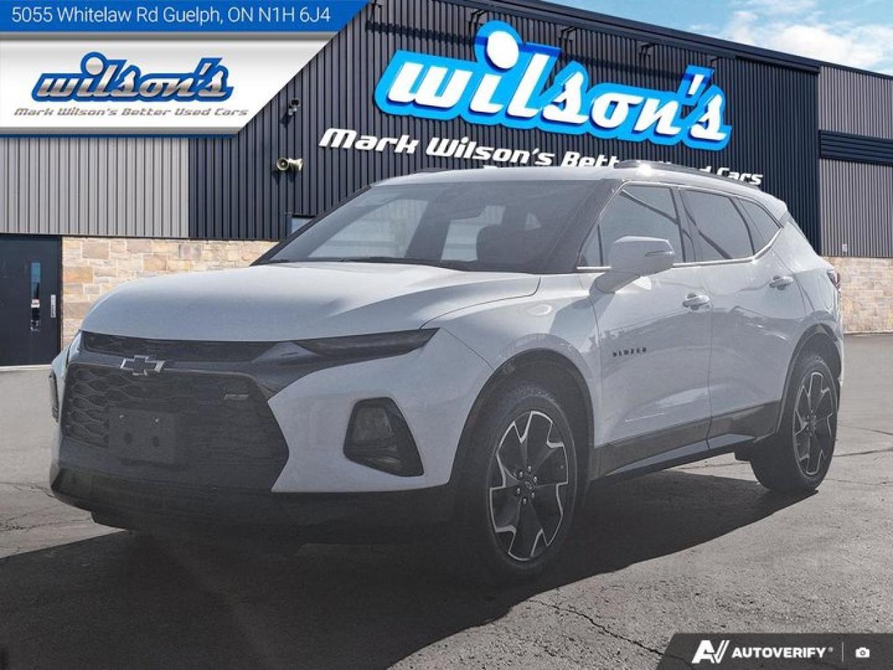 Used 2019 Chevrolet Blazer RS AWD | V6 | Leather | 360 Camera | Cooled + Heated Seats | Heated Wheel | Remote Start | and More! for sale in Guelph, ON