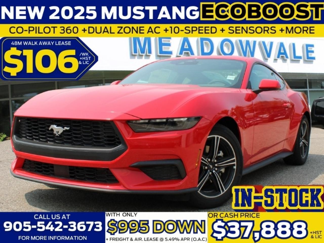 New 2025 Ford Mustang EcoBoost Fastback for sale in Mississauga, ON