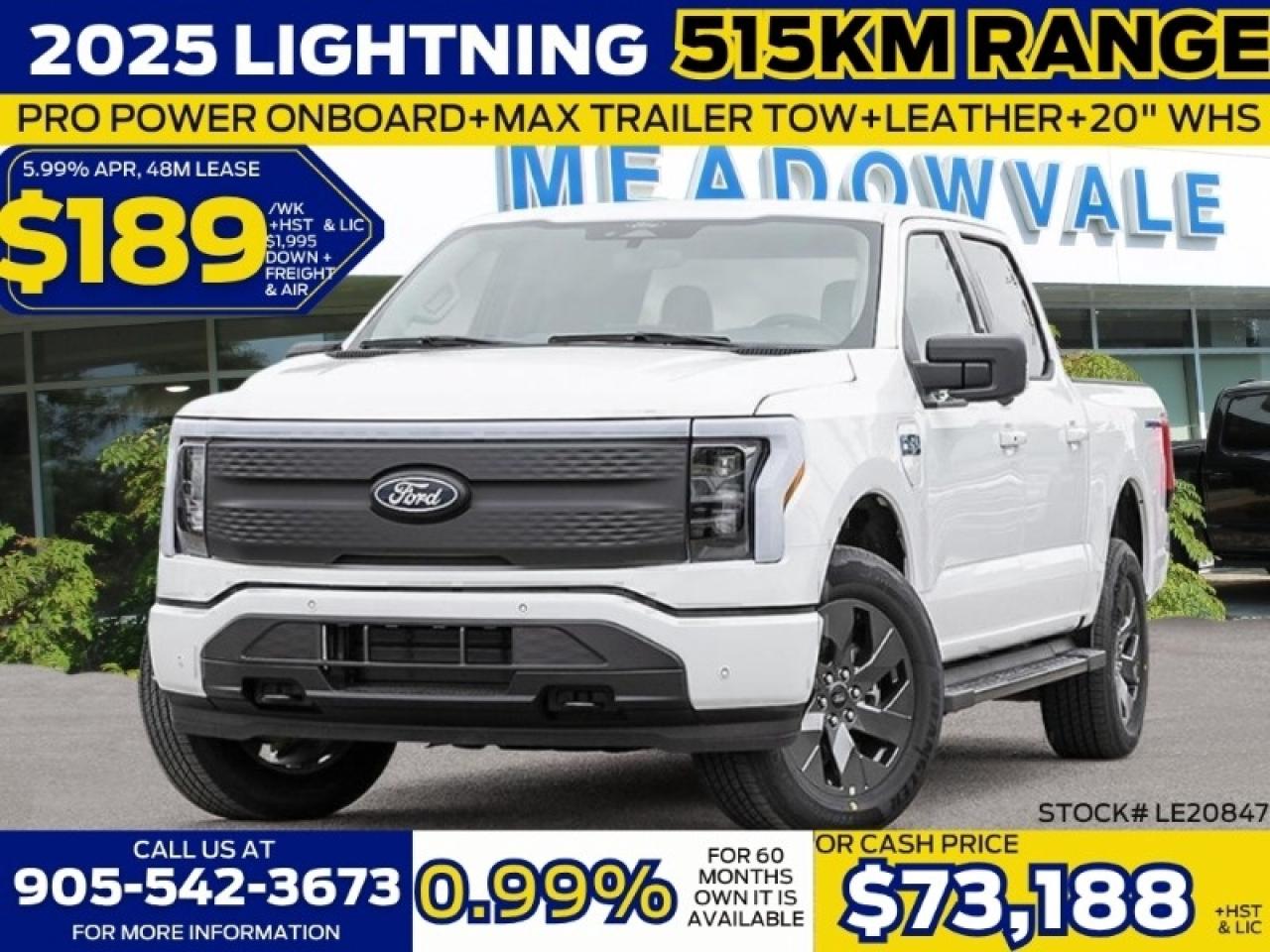 New 2025 Ford F-150 Lightning Flash for sale in Mississauga, ON