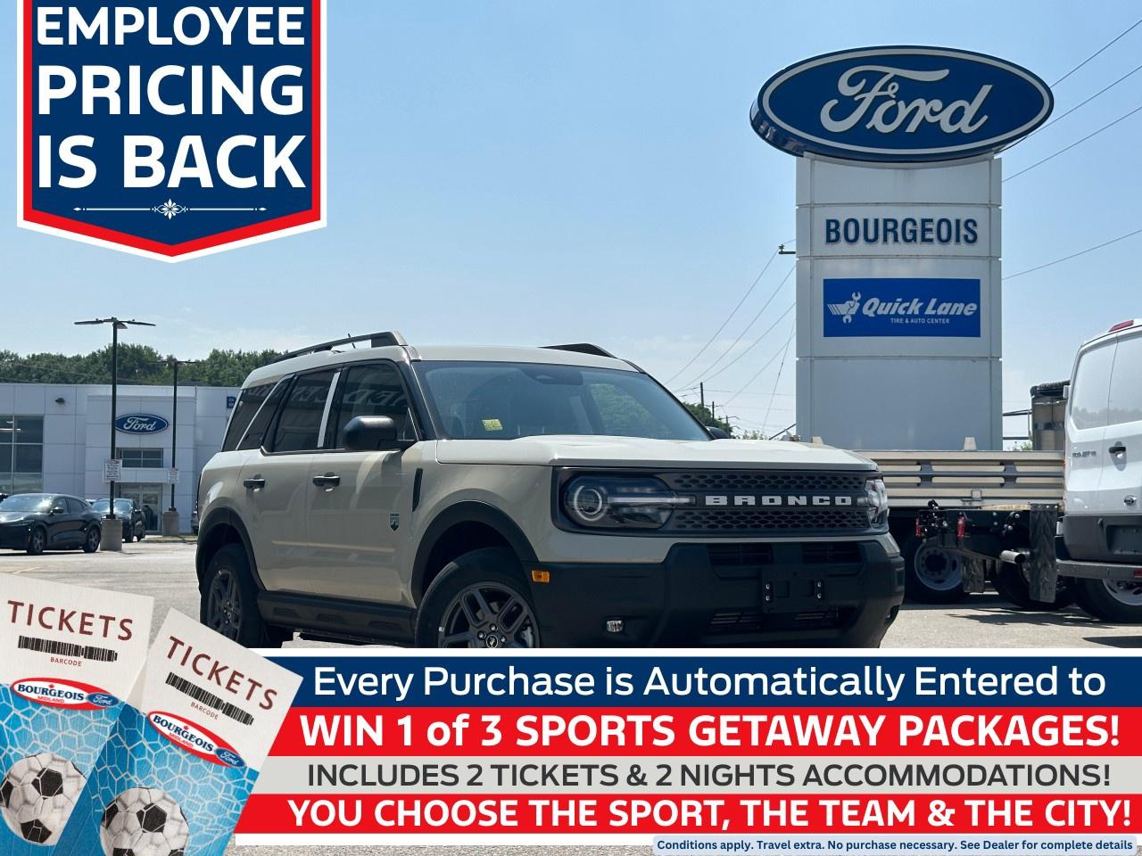 New 2025 Ford Bronco Sport Big Bend 4x4 for sale in Midland, ON