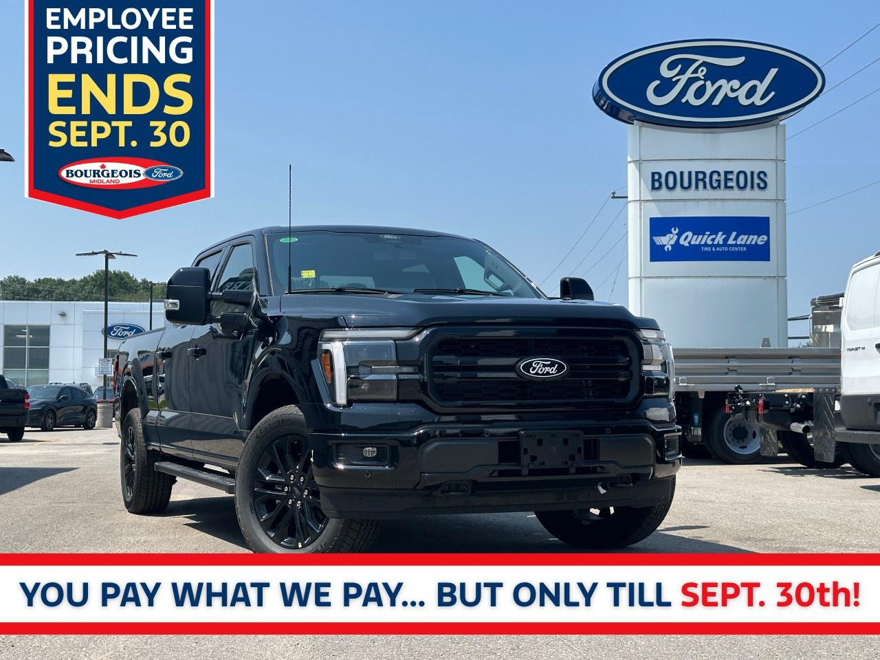 New 2025 Ford F-150 Lariat 4WD SuperCrew 6.5' Box for sale in Midland, ON