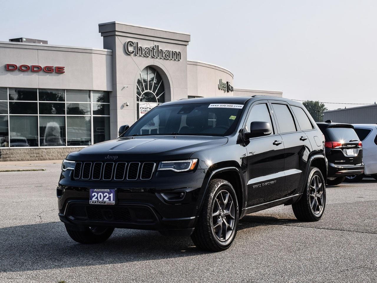 Used 2021 Jeep Grand Cherokee 80th Anniversary Edition 4x4 for sale in Chatham, ON