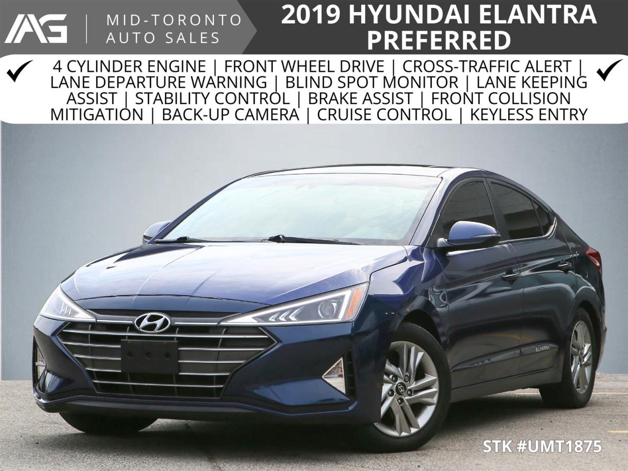 Used 2019 Hyundai Elantra Preferred for sale in North York, ON