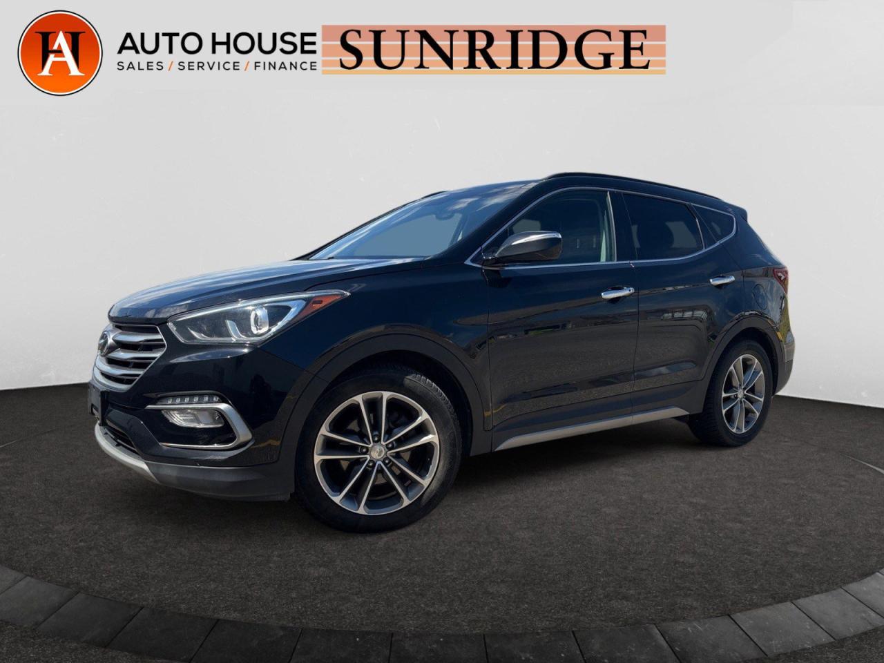 Used 2018 Hyundai Santa Fe Sport Limited NAVIGATION BACKUP CAMERA HEATED AND COOLED LEATHER SEATS BLIND SPOT DETECTION for sale in Calgary, AB