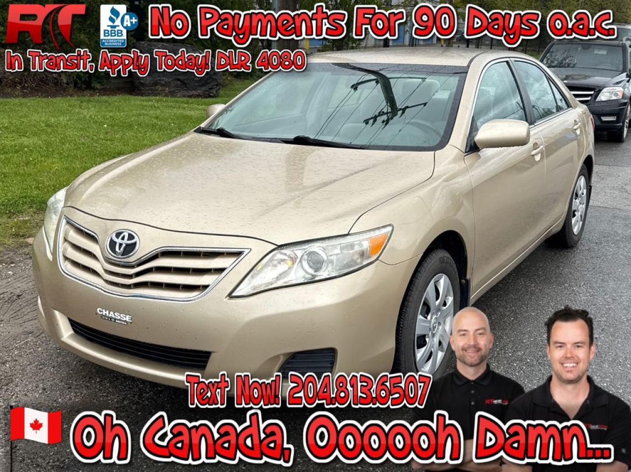 Used 2011 Toyota Camry LE for sale in Winnipeg, MB