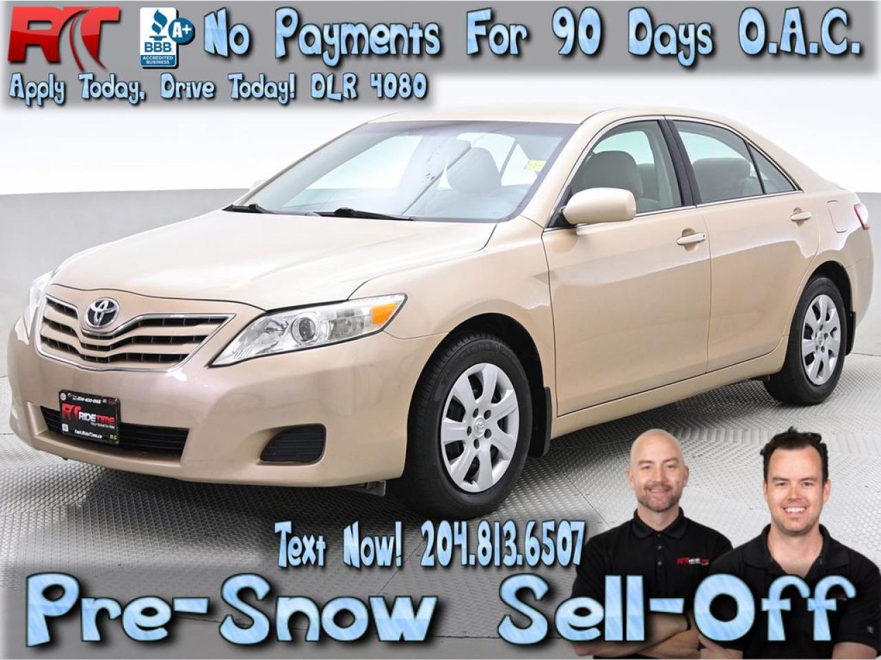 Used 2011 Toyota Camry LE for sale in Winnipeg, MB