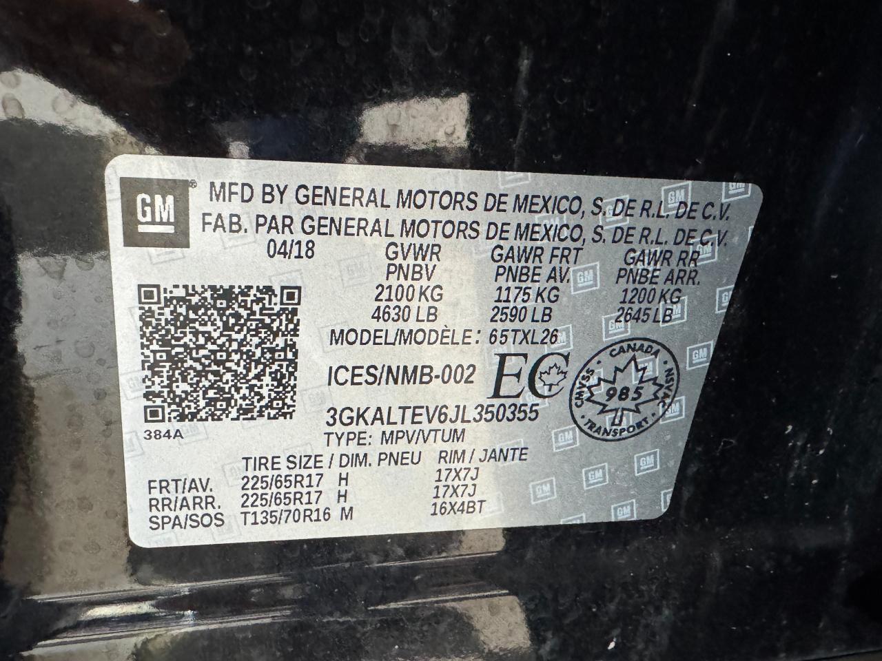 2018 GMC Terrain SLE AWD+New Tires+Remote Start+CLEAN CARFAX Photo104