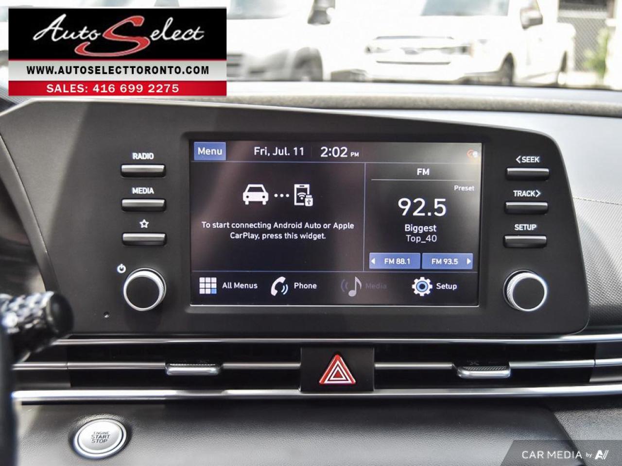 2022 Hyundai Elantra Preferred w/Sun & Tech Pkg Sunroof - Apple Carplay - Android Auto - Clean CP Photo