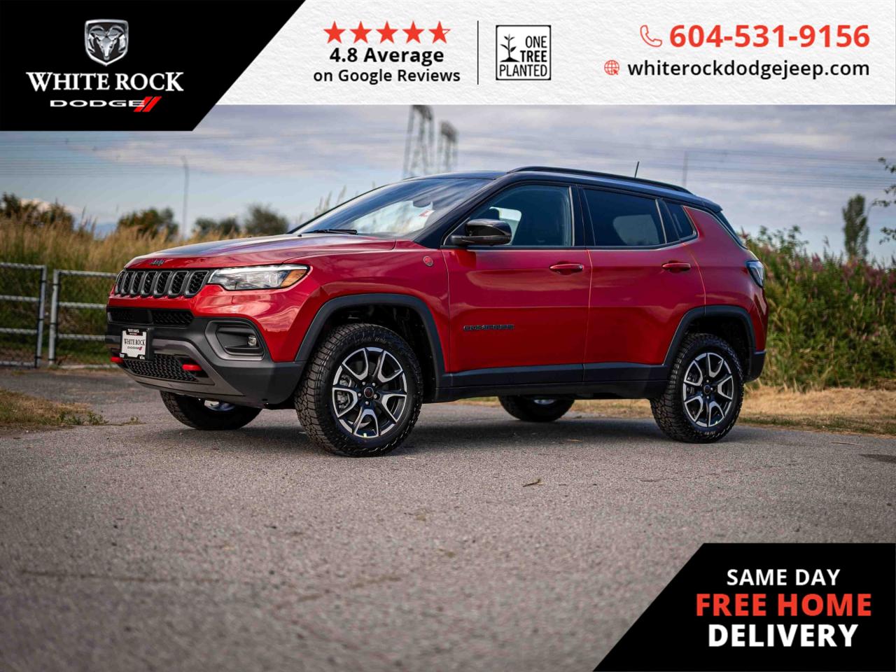New 2025 Jeep Compass Trailhawk for sale in Surrey, BC