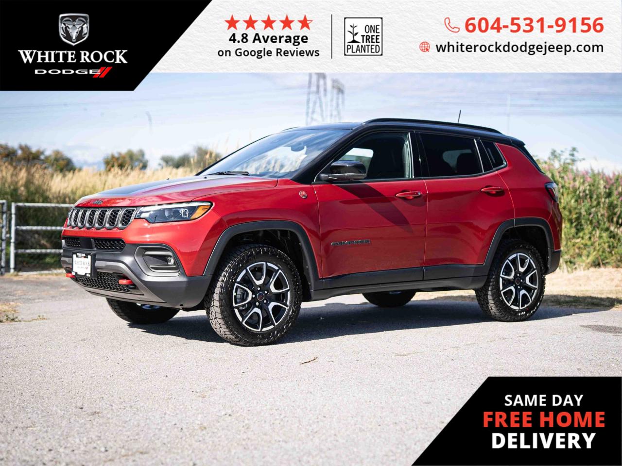 New 2025 Jeep Compass Trailhawk for sale in Surrey, BC