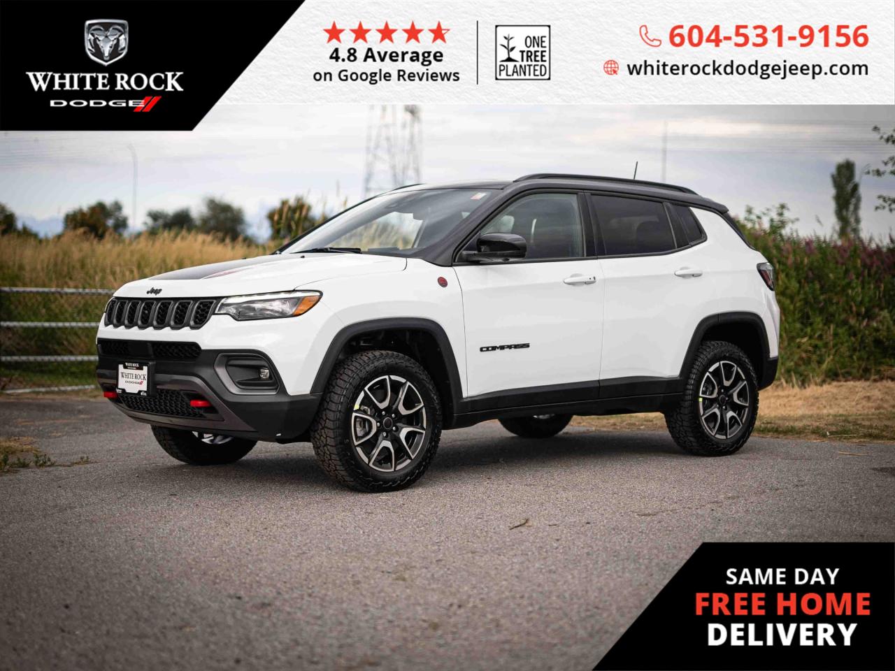New 2025 Jeep Compass Trailhawk for sale in Surrey, BC