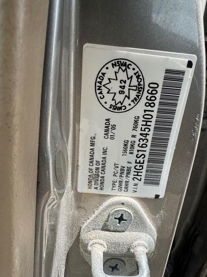 2005 Honda Civic SE - Photo #17