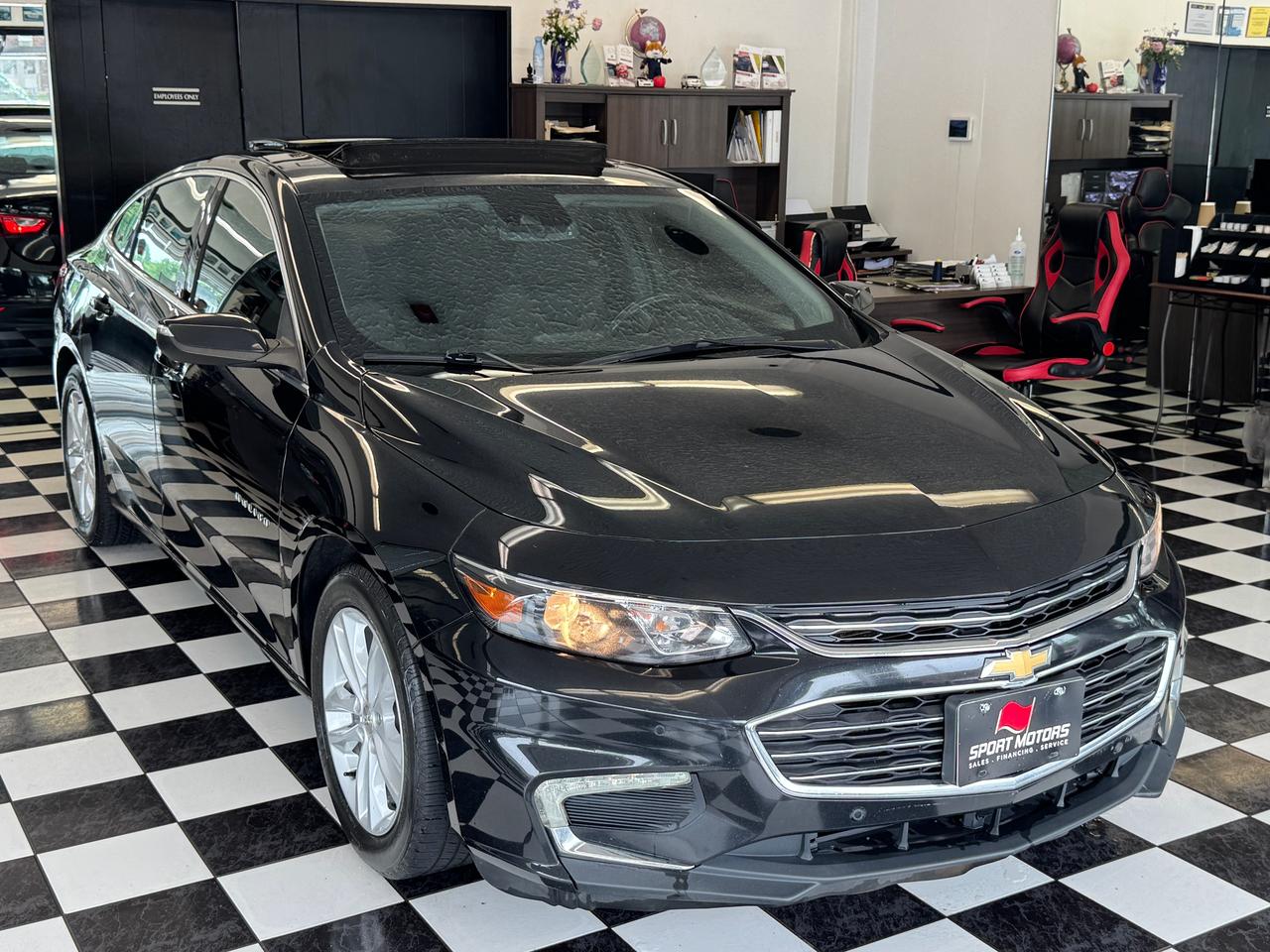 2017 Chevrolet Malibu LT+Roof+Blind Spot+Collision Alert+CLEAN CARFAX Photo