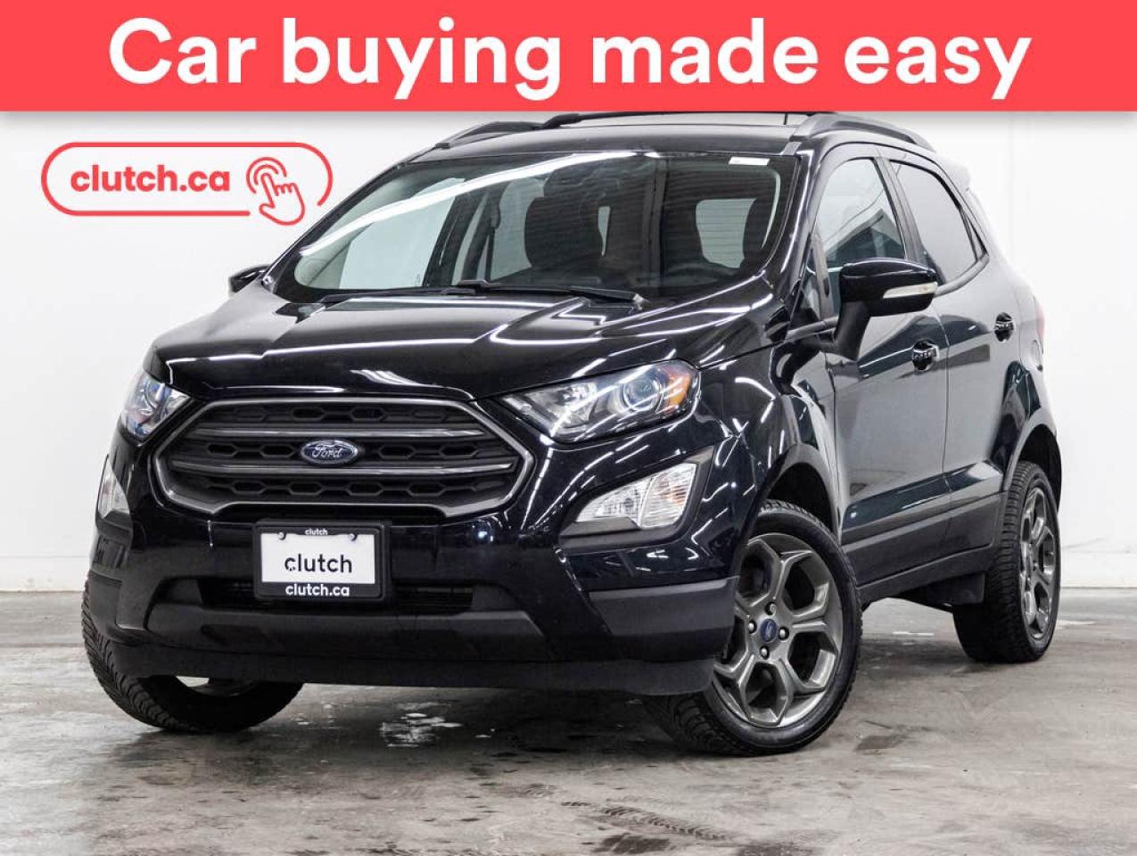 Used 2018 Ford EcoSport SES 4WD w/ Apple CarPlay, Nav, Power Moonroof for sale in Toronto, ON