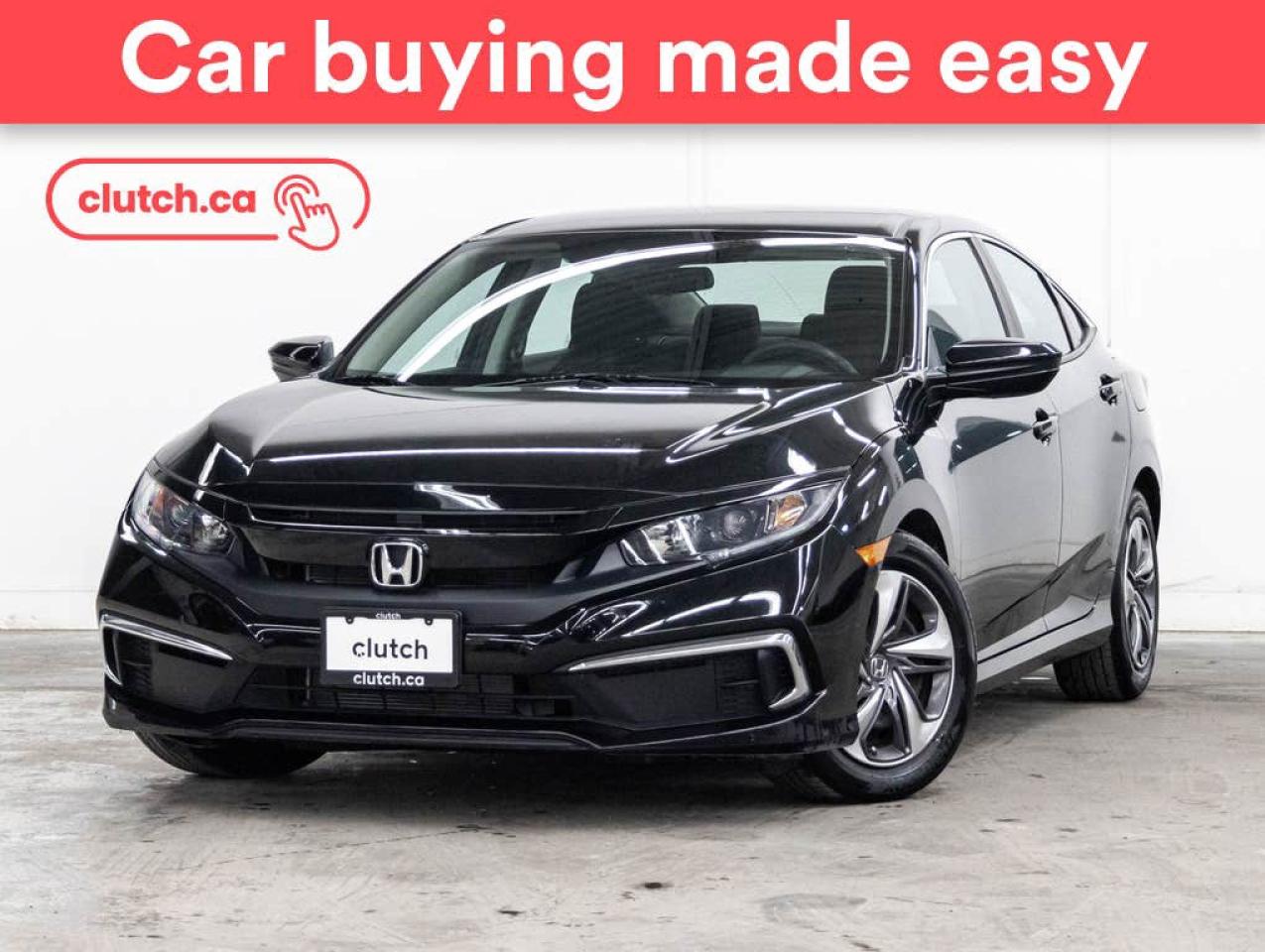 Used 2019 Honda Civic LX w/ Apple CarPlay & Android Auto, Heated Front Seats, Rearview Cam for sale in Toronto, ON