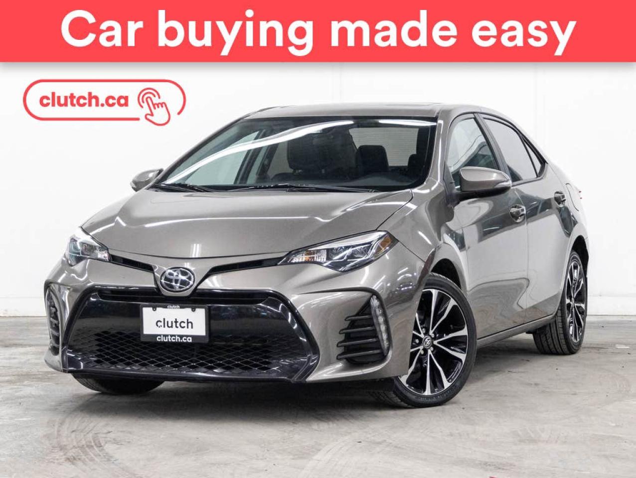 Used 2019 Toyota Corolla SE w/ Upgrade Pkg w/ Front Heated Seats, Rearview Cam, Climate Control for sale in Toronto, ON