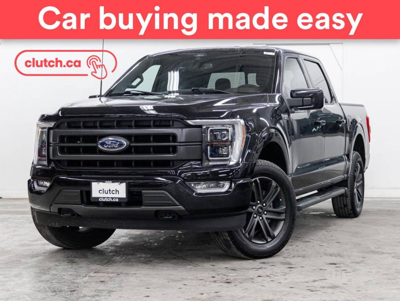 Used 2021 Ford F-150 Lariat SuperCrew 5 1/2 ft 4x4 w/ Apple CarPlay & Android Auto, Nav, Ventilated Front Seats for sale in Toronto, ON