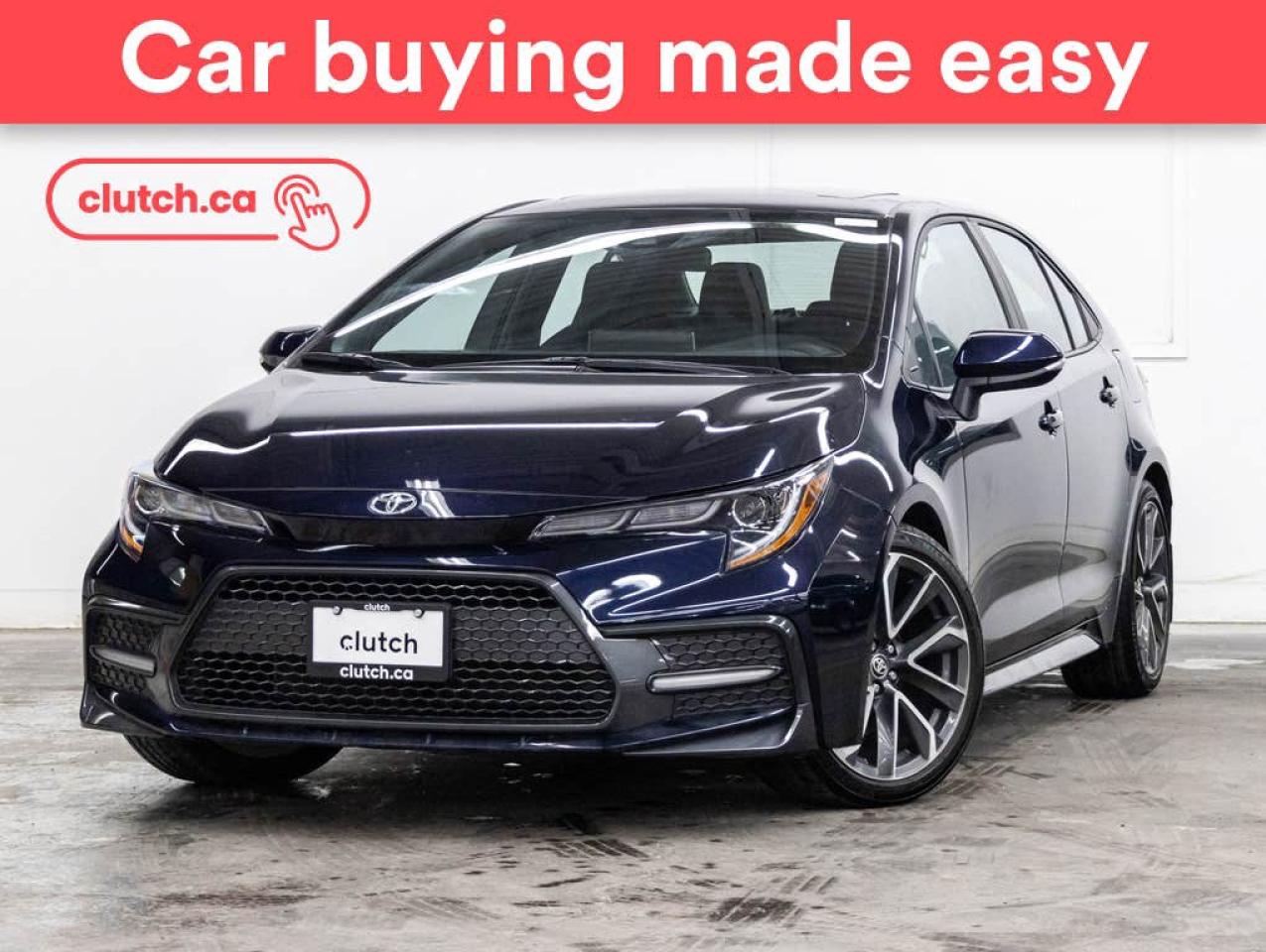 Used 2022 Toyota Corolla SE w/ Upgrade Pkg w/ Apple CarPlay, Power Moonroof, Heated Steering Wheel for sale in Toronto, ON