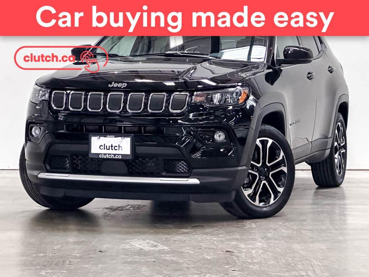 Used 2022 Jeep Compass Limited 4WD w/ Apple CarPlay, Cruise Control, Rearview Cam for sale in Toronto, ON