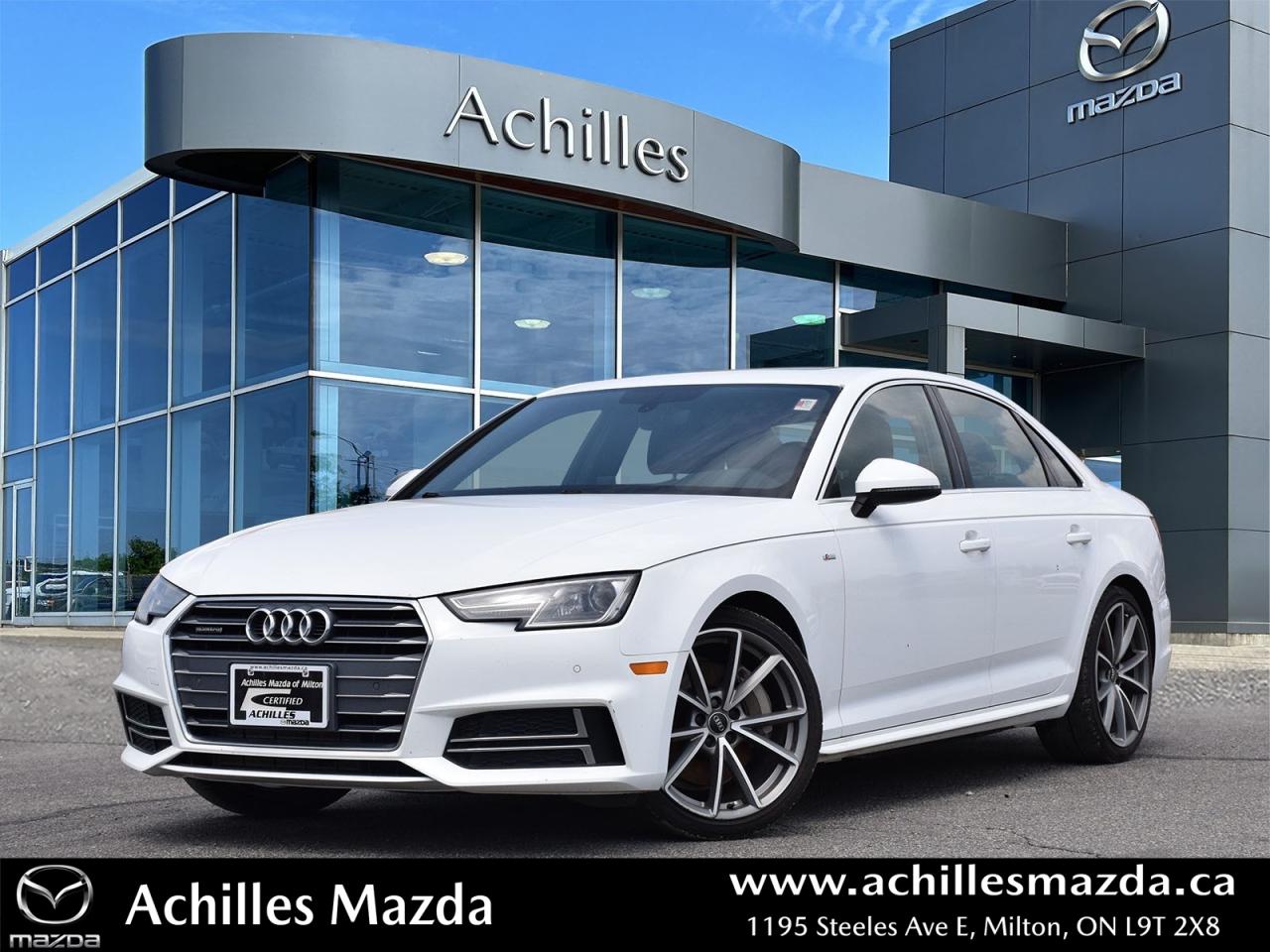 Used 2017 Audi A4 2.0T Progressiv *AS-IS* A4, LEATHER, MOONROOF for sale in Milton, ON